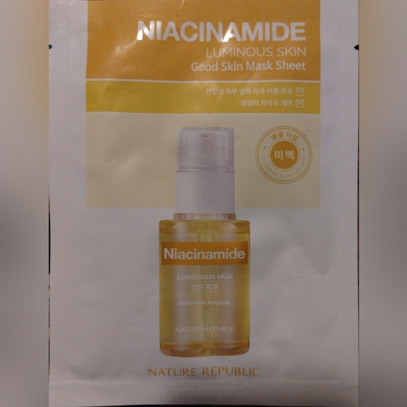 NATURE REPUBLIC [Luminous Skin] Good Skin Mask Sheet - Niacinamide - Picture 10 of 11